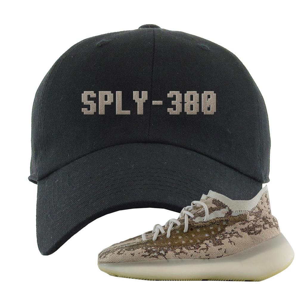 Stone Salt 380s Dad Hat | Sply-380, Black
