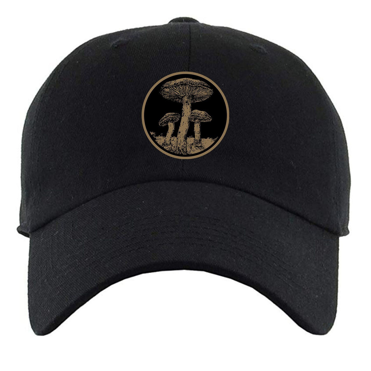 WMNS Mushroom 4s Dad Hat | Mushroom Logo, Black