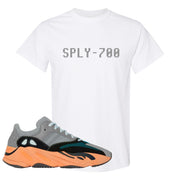 Wash Orange 700s T Shirt | Sply-700, White