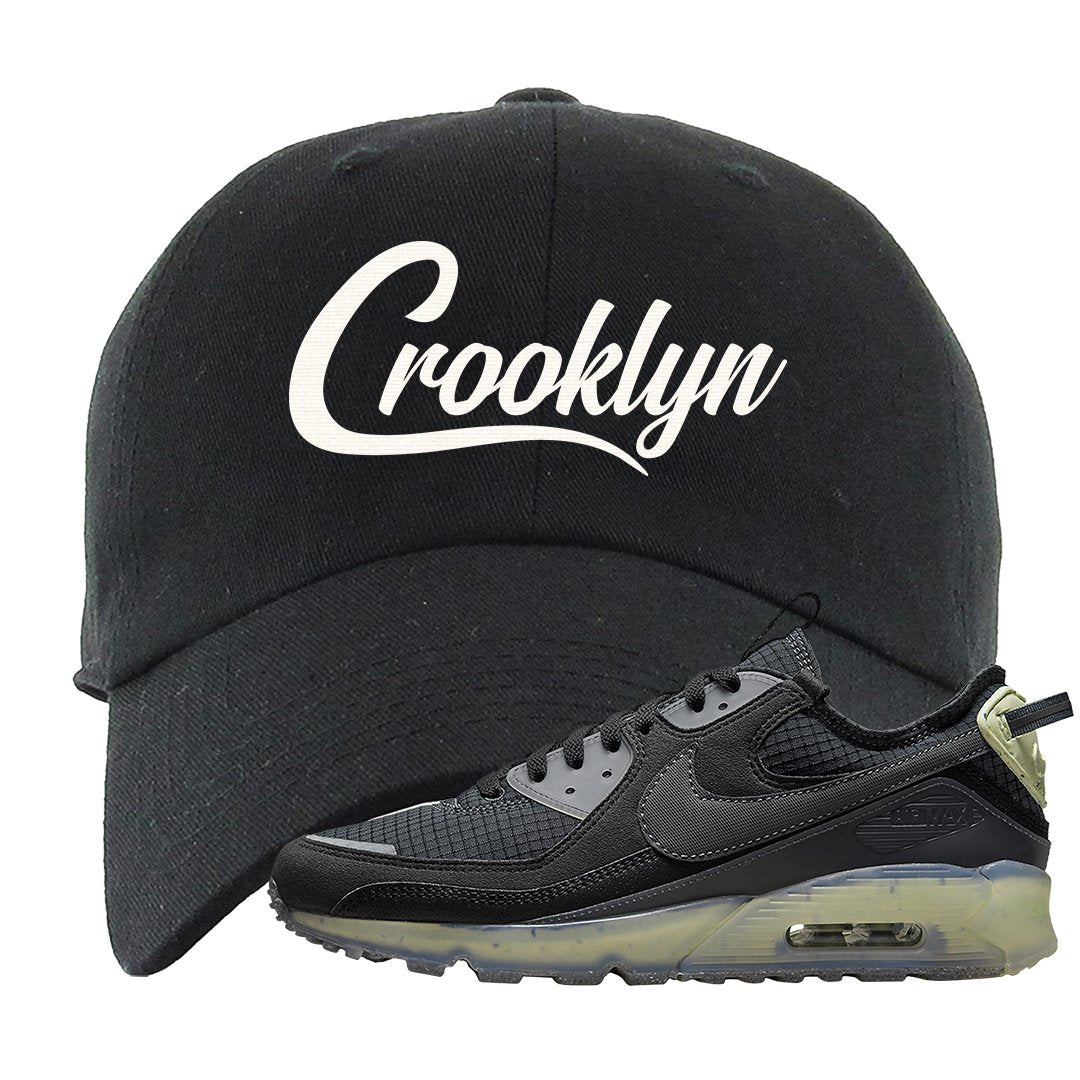 Terrascape Lime Ice 90s Dad Hat | Crooklyn, Black