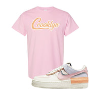 Sail Pink Glaze Orange Chalk 1s T Shirt | Crooklyn, Light Pink