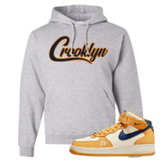 Pollen Paris Mid AF 1s Hoodie | Crooklyn, Ash