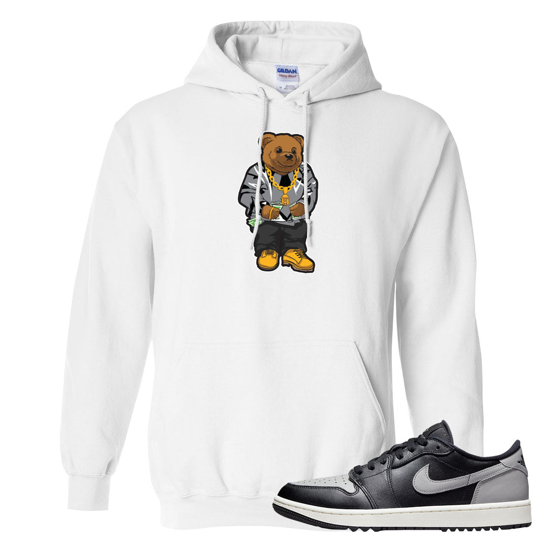 Shadow Golf Low 1s Hoodie | Sweater Bear, White