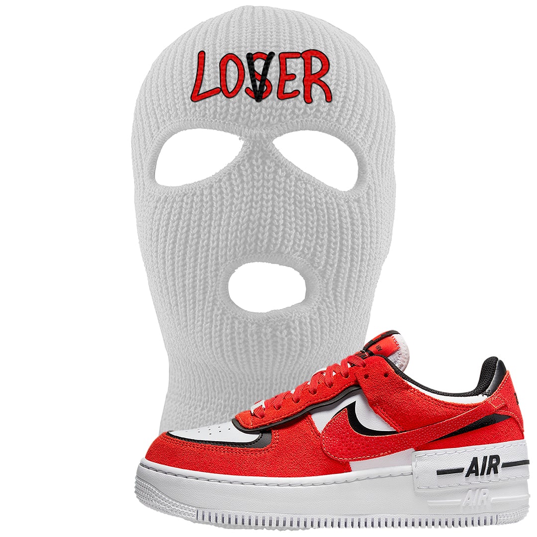 Shadow Chicago AF 1s Ski Mask | Lover, White