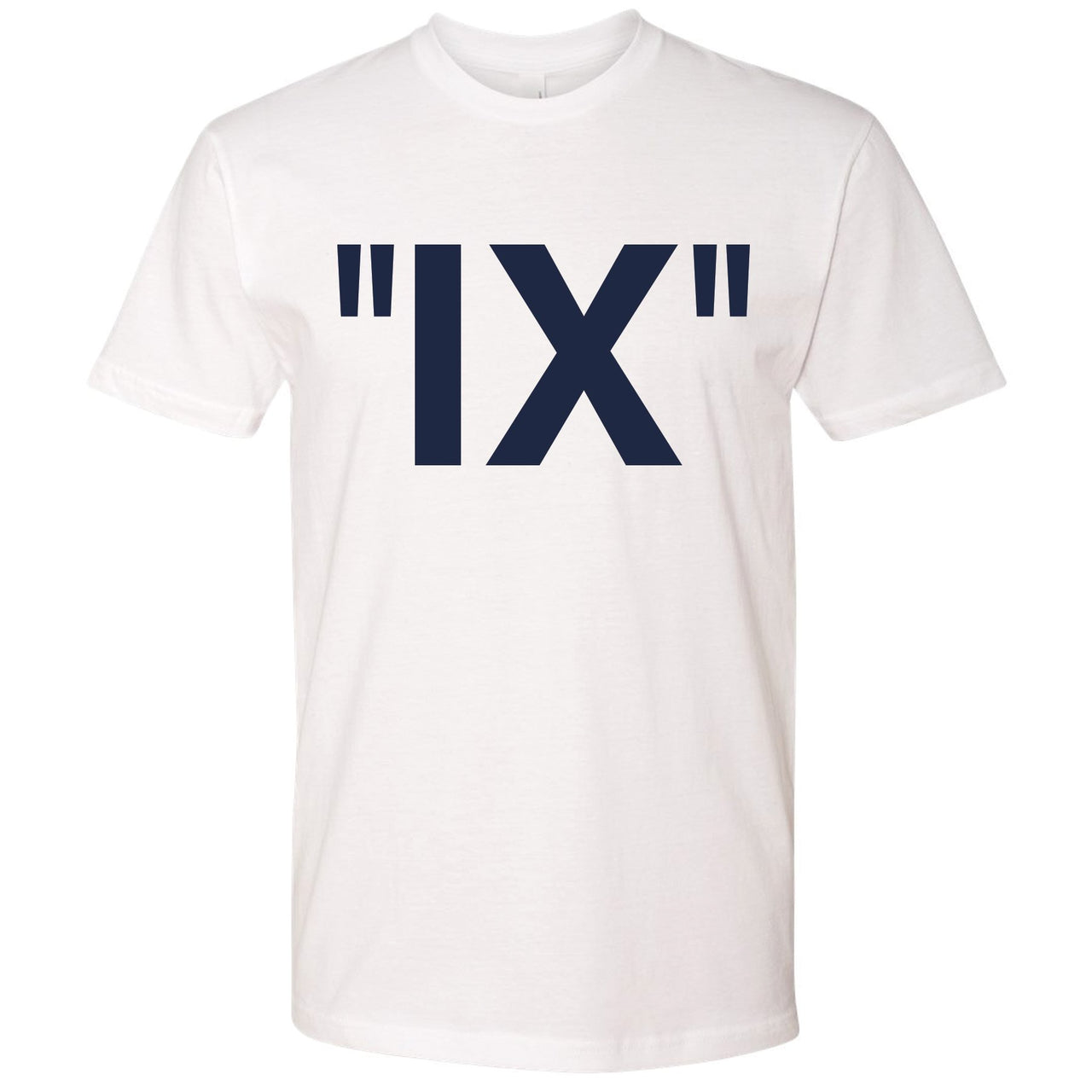 UNC All Star Pearl Blue 9s T Shirt | IX, White