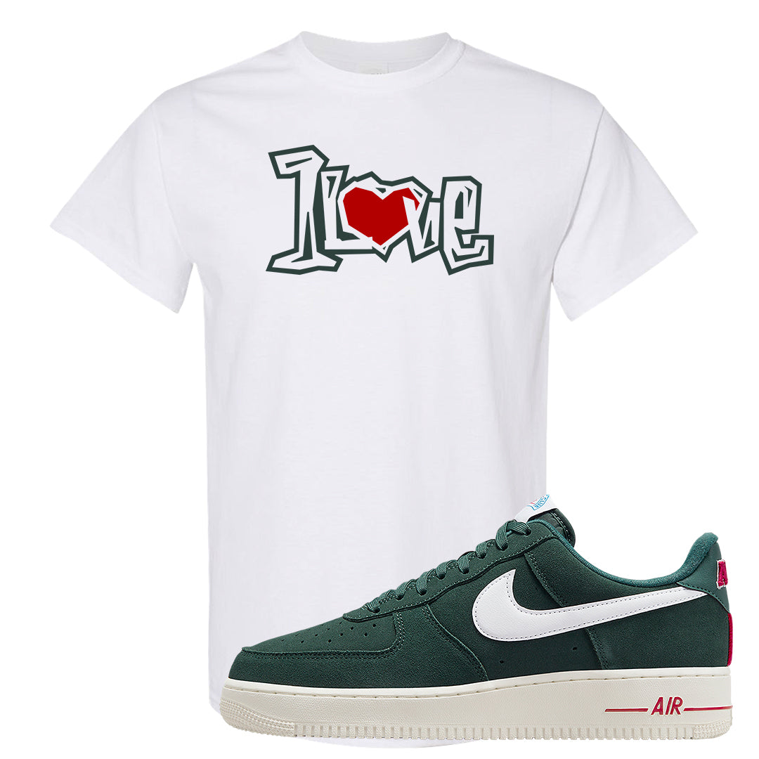 Athletic Club Low AF1s T Shirt | 1 Love, White