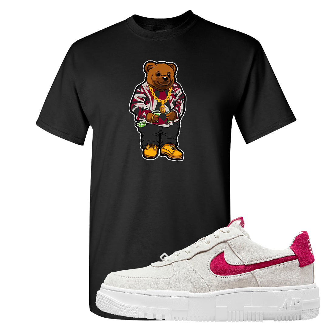 Mystic Hibiscus Pixel AF1s T Shirt | Sweater Bear, Black