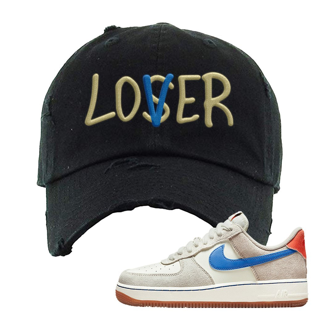 First Use Low 1s Suede Distressed Dad Hat | Lover, Black