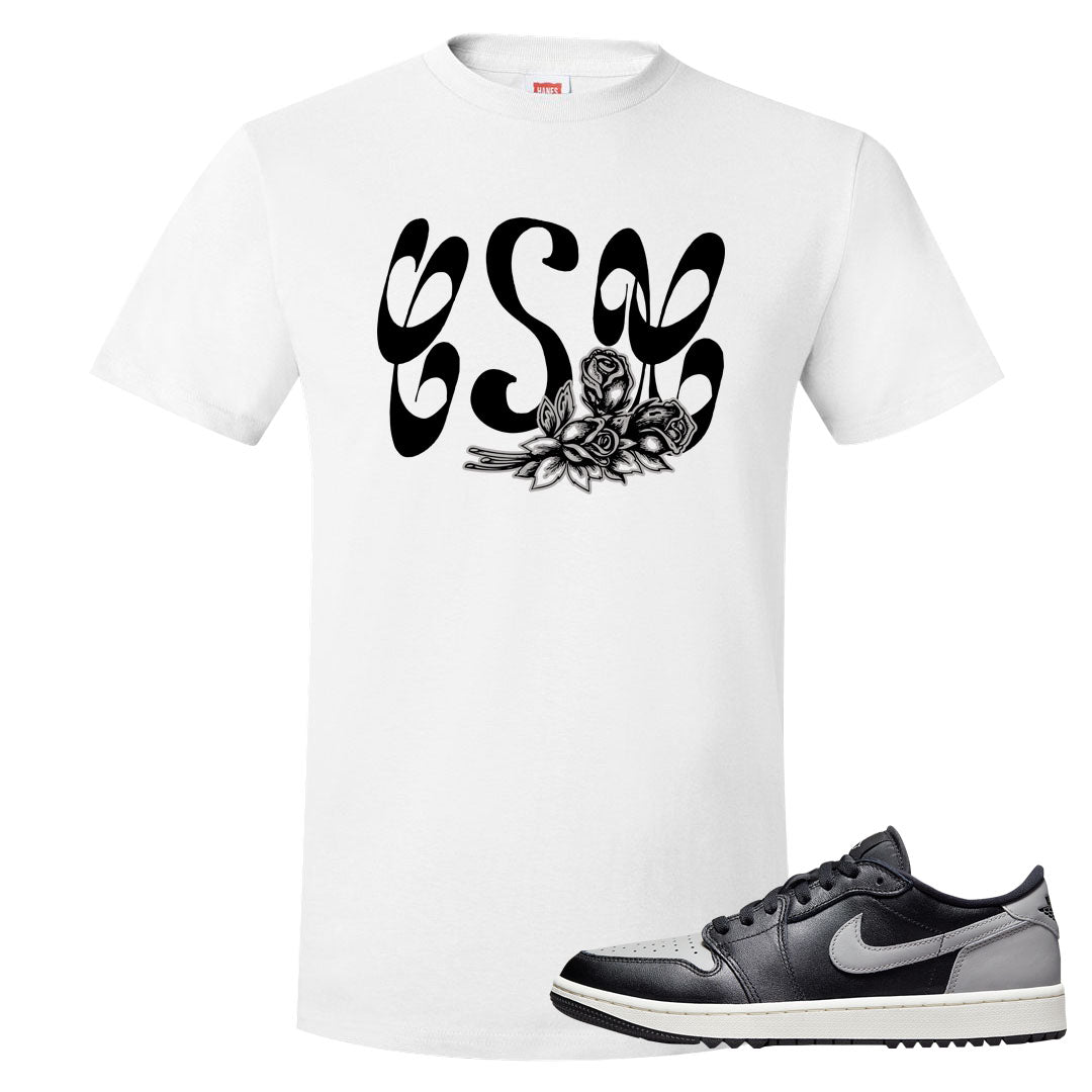 Shadow Golf Low 1s T Shirt | Certified Sneakerhead, White