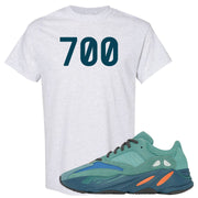 Faded Azure 700s T Shirt | 700, Ash