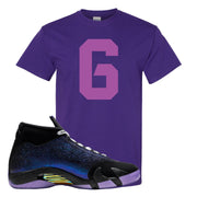 Doernbecher 14s T Shirt | Number 6, Purple