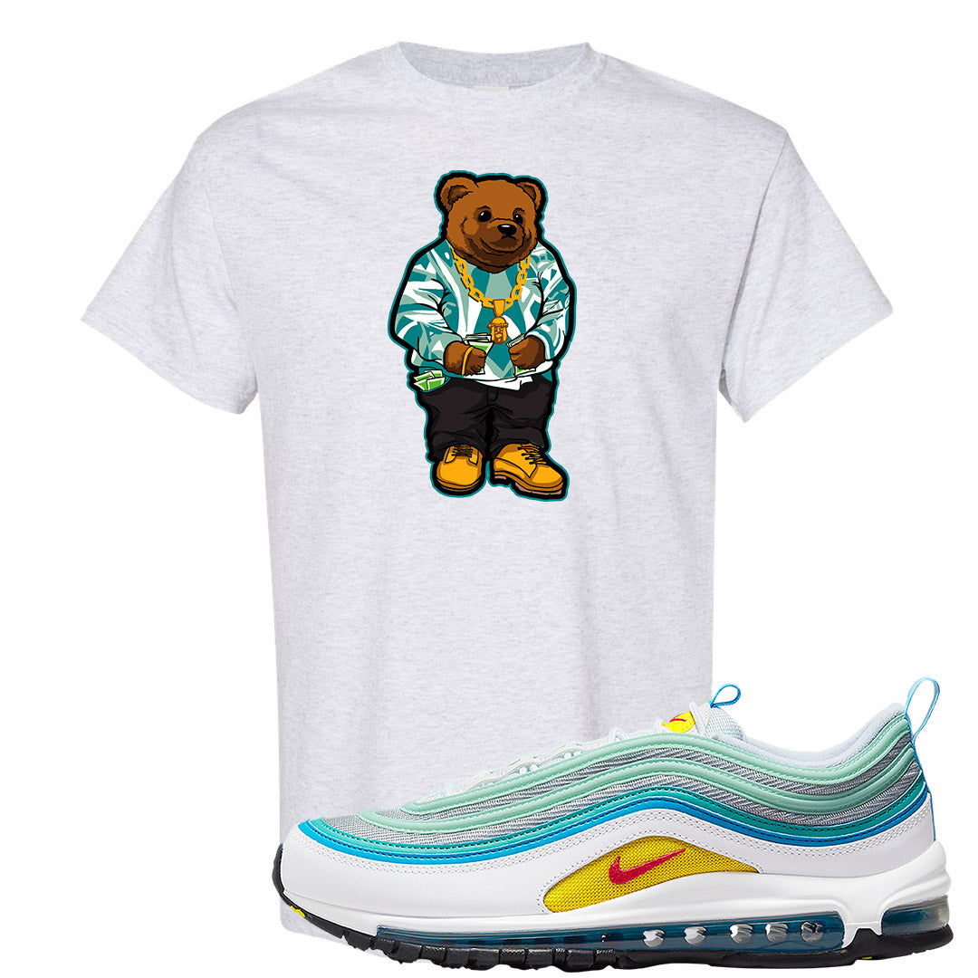 Spring Floral 97s T Shirt | Sweater Bear, Ash
