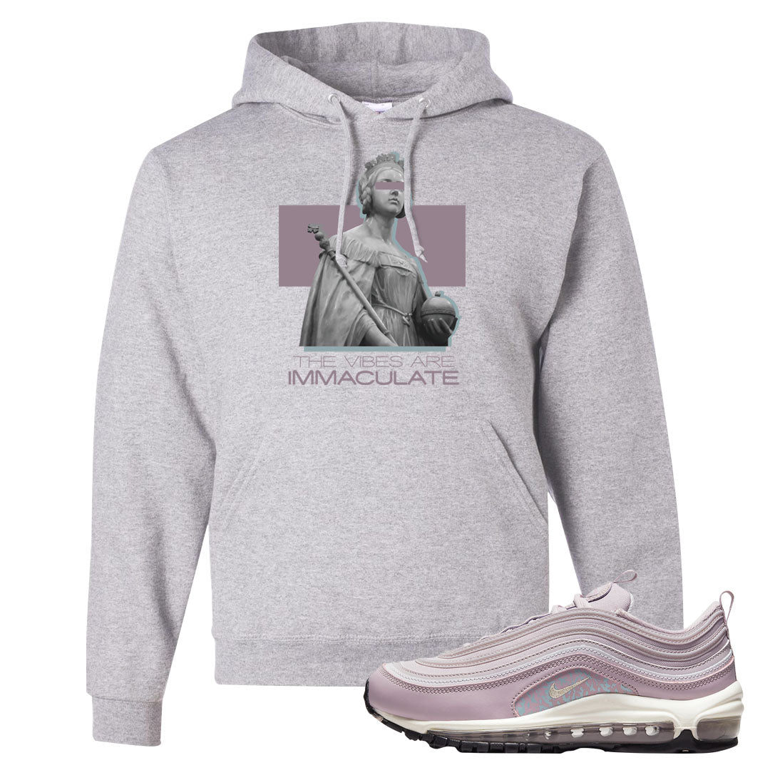 Plum Fog 97s Hoodie | The Vibes Are Immaculate, Ash