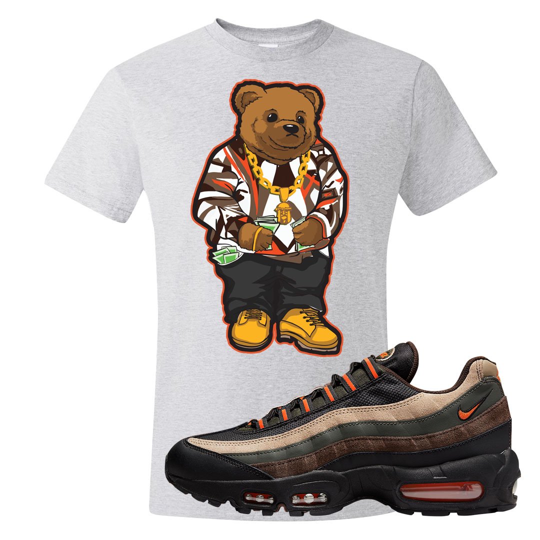 Dark Army Orange Blaze 95s T Shirt | Sweater Bear, Ash