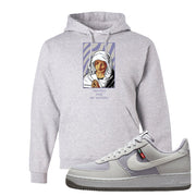 Toasty Low 1s Hoodie | God Told Me, Ash