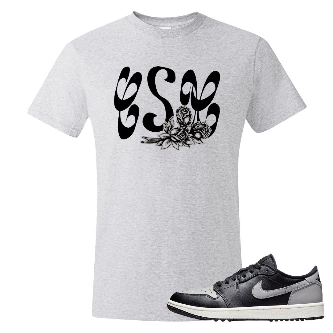 Shadow Golf Low 1s T Shirt | Certified Sneakerhead, Ash