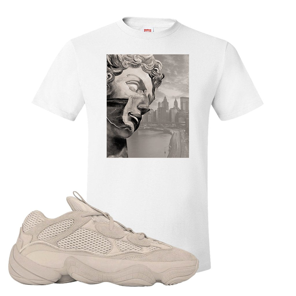 Yeezy 500 Taupe Light T Shirt | Miguel, White