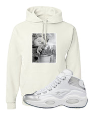 25th Anniversary Mid Questions Hoodie | Miguel, White