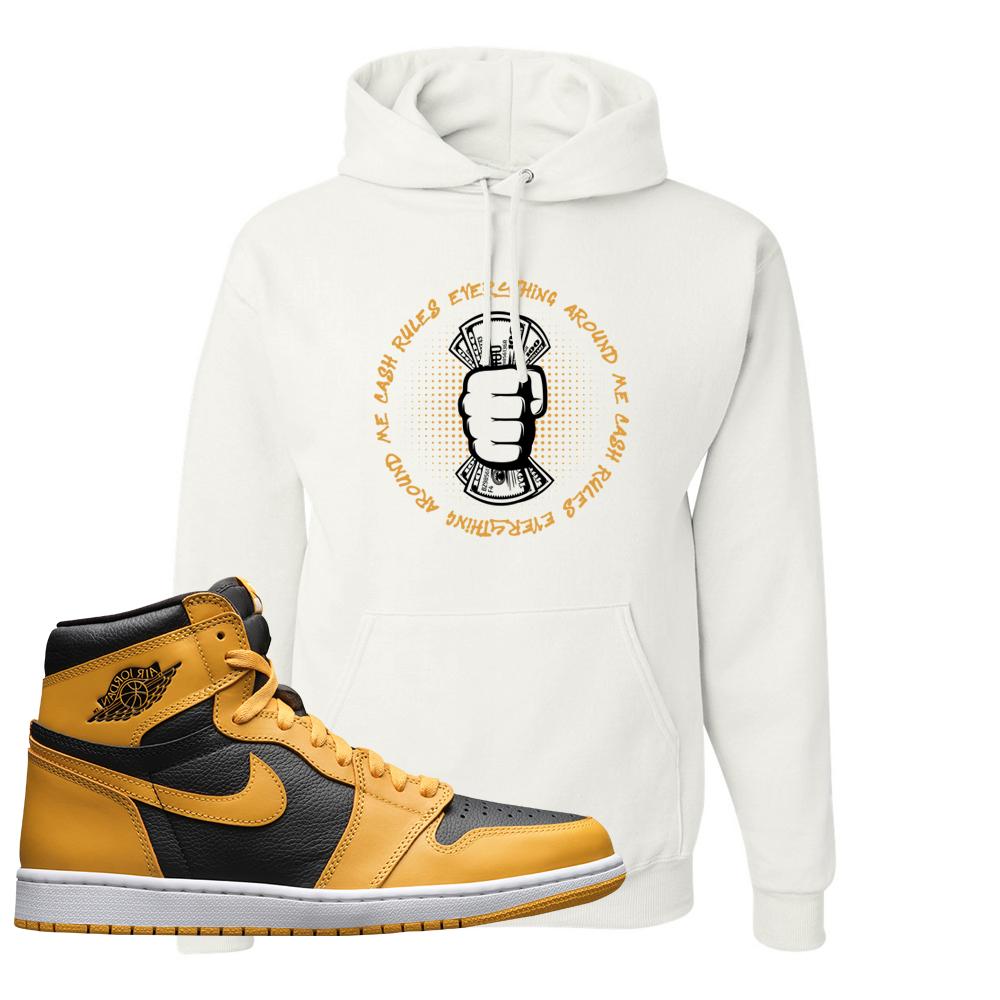 Pollen 1s Hoodie | Cash Rules Everything Around Me, White