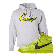 Atomic Green High Dunks Hoodie | Crooklyn, Ash