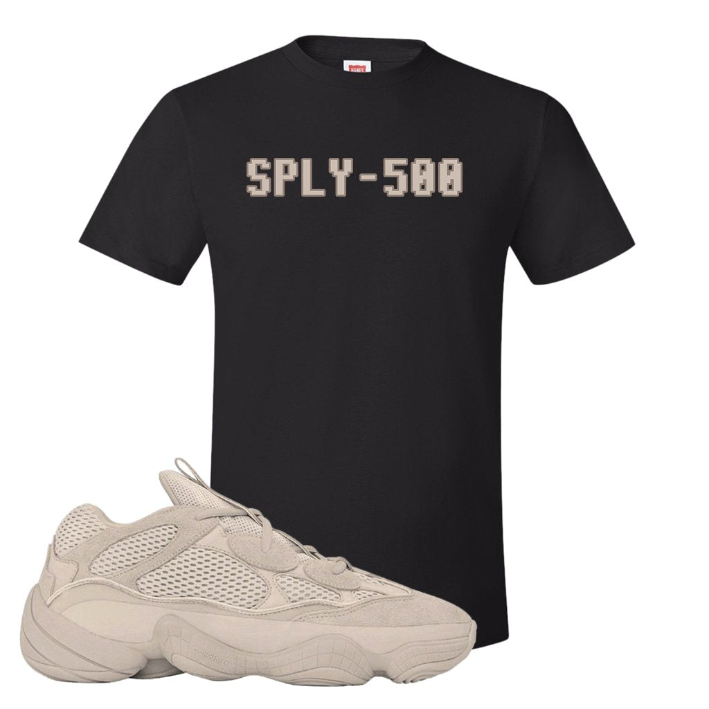 Yeezy 500 Taupe Light T Shirt | Sply-500, Black