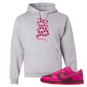 2022 Valentine's Day Low Dunks Hoodie | Coiled Snake, Ash