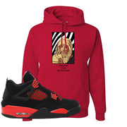 Red Thunder 4s Hoodie | God Told Me, Red