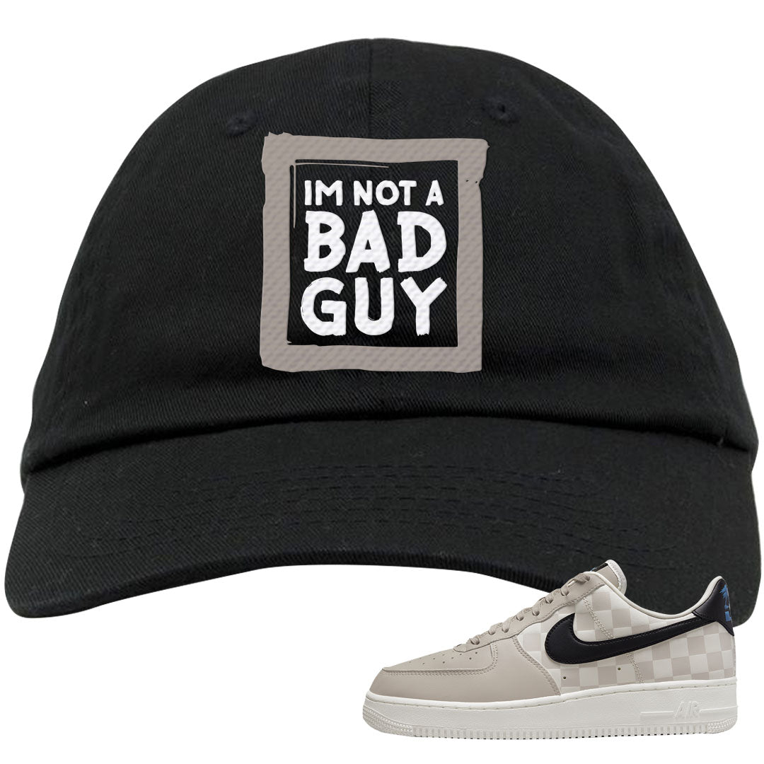 King Day Low AF 1s Dad Hat | I'm Not A Bad Guy, Black