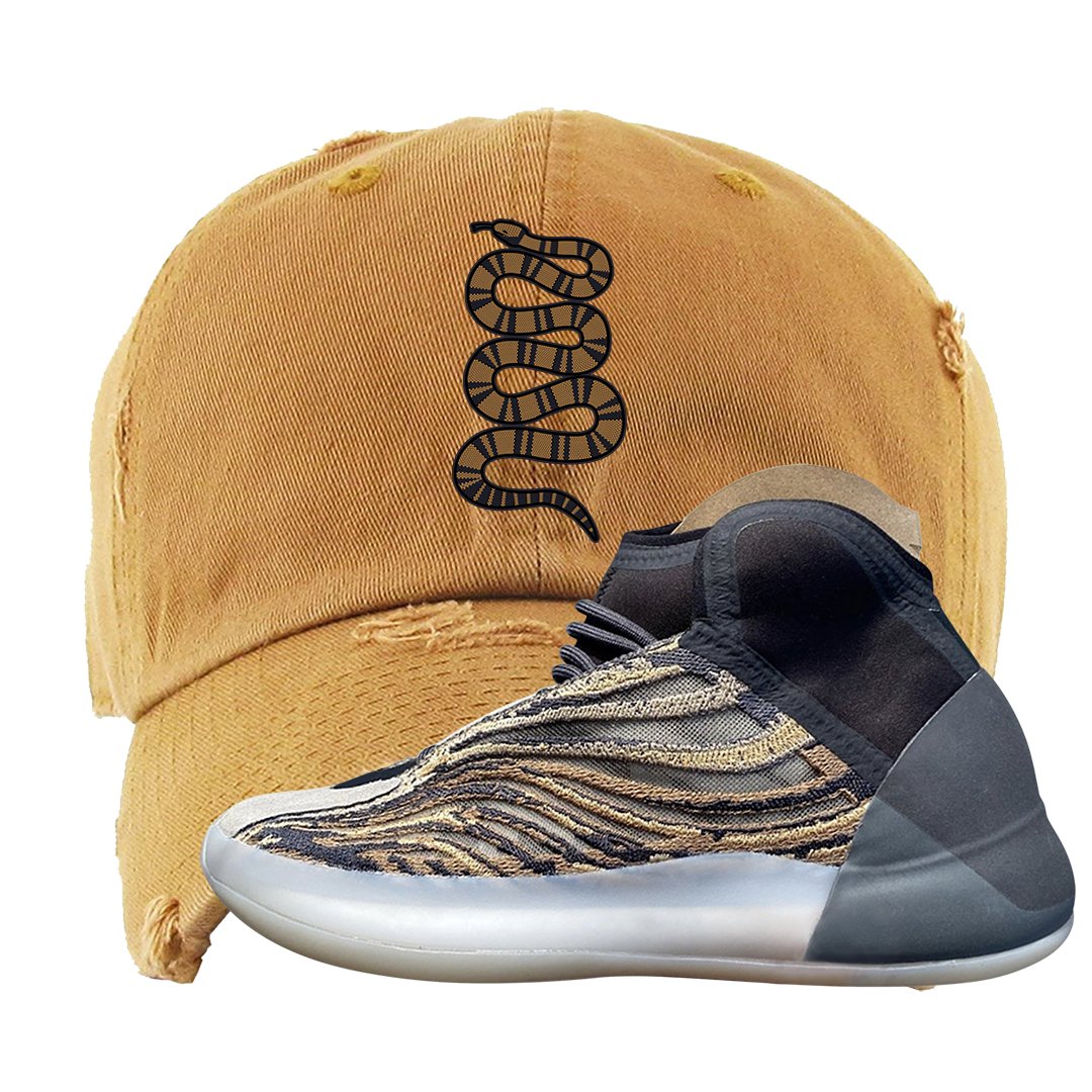 Amber Tint Quantums Distressed Dad Hat | Coiled Snake, Timberland