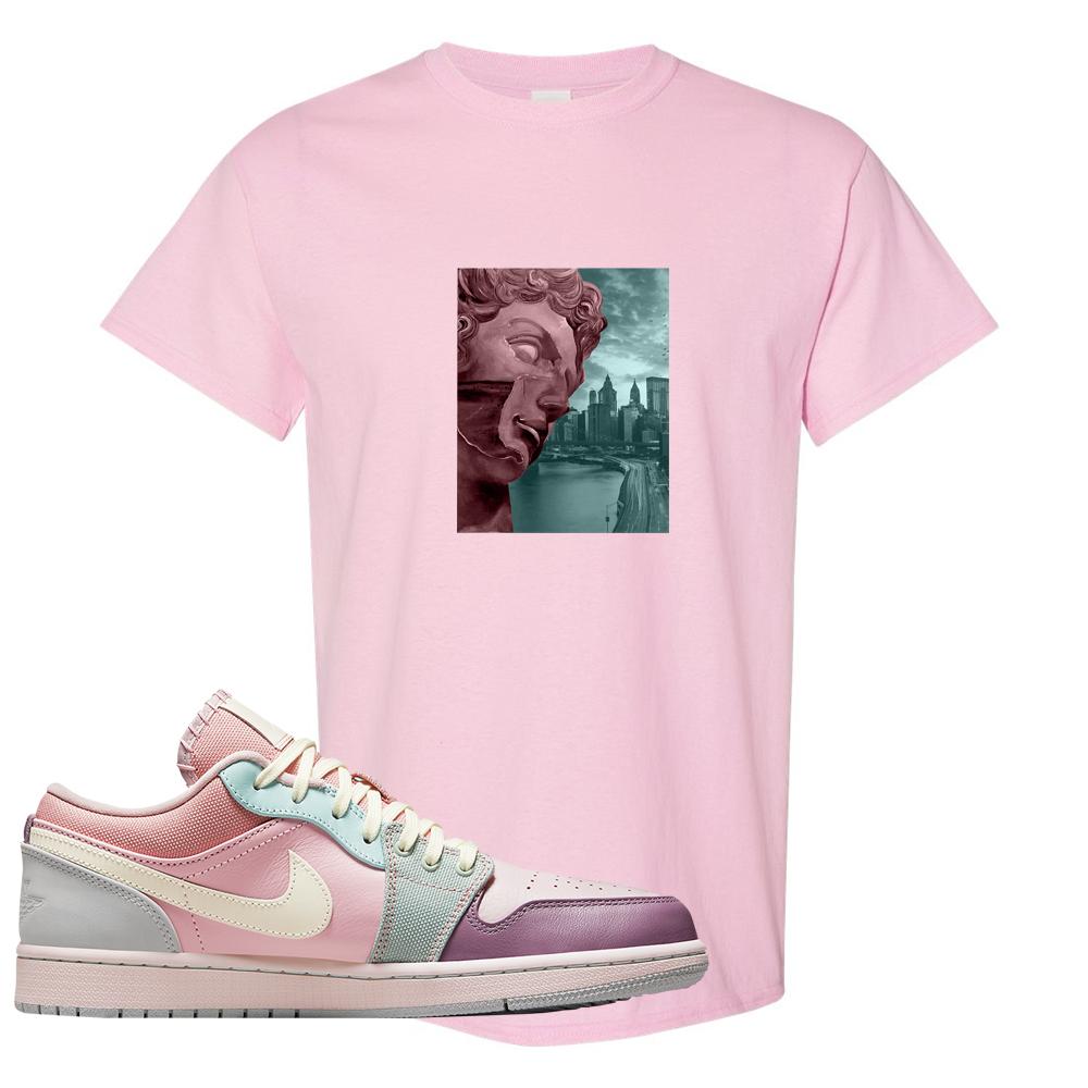 Air Jordan 1 Low Pastel T Shirt | Miguel, Light Pink