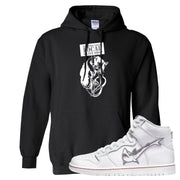 Shark High Dunks Hoodie | Support Your Local Skate Shop, Black
