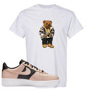 Air Force 1 Low Bling Tan Leather T Shirt | Sweater Bear, Ash