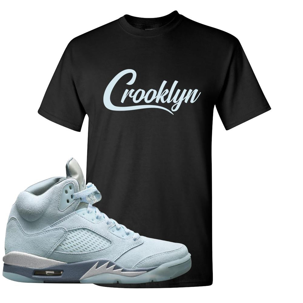 Blue Bird 5s T Shirt | Crooklyn, Black