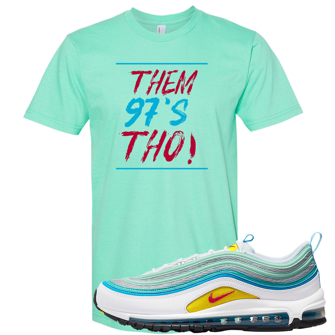 Spring Floral 97s T Shirt | Them 97's Tho, Mint