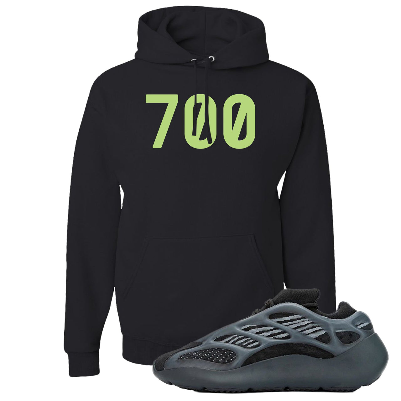 Alvah v3 700s Hoodie | 700 Logo, Black