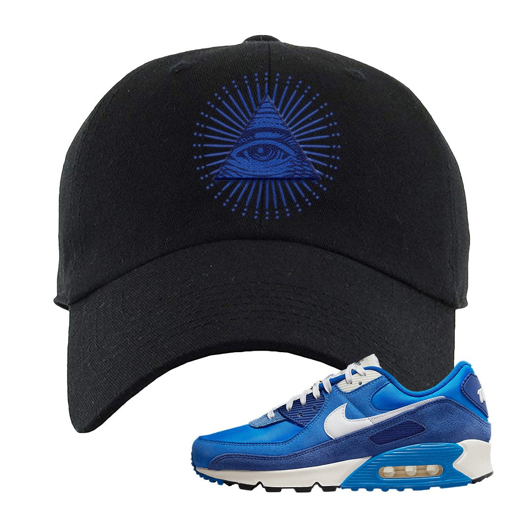 Air Max 90 First Use Dad Hat | All Seeing Eye, Black