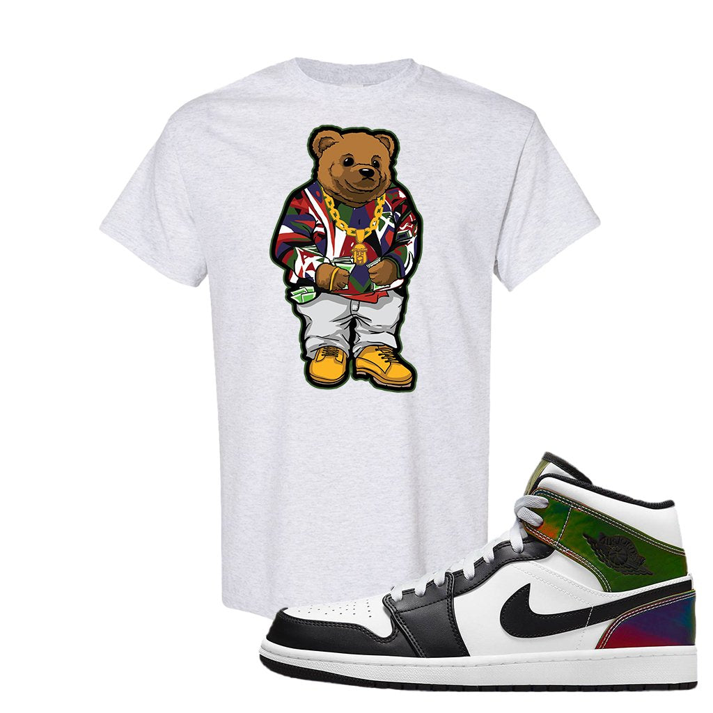 Color Change Mid 1s T Shirt | Sweater Bear, Ash