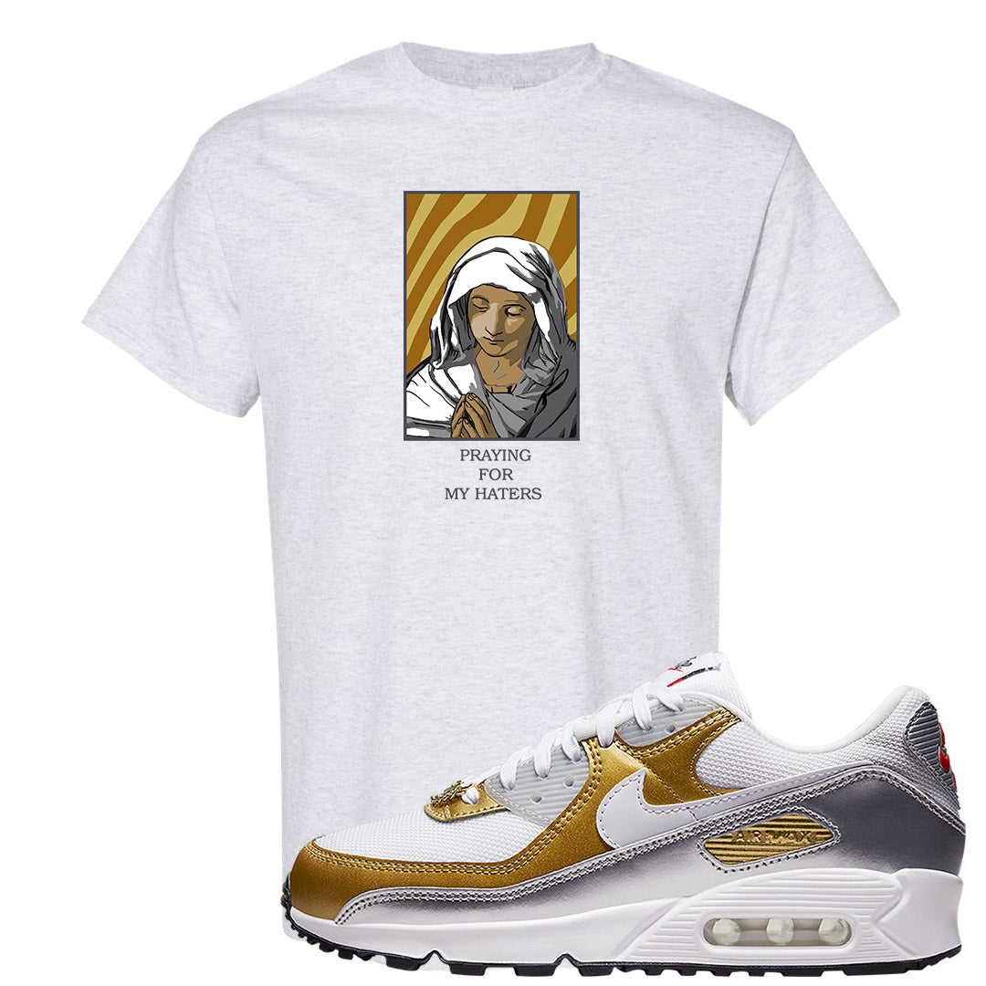 Gold Silver 90s T Shirt | God Told Me, Ash