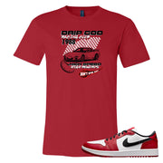 Chicago Golf Low 1s T Shirt | Drip God Racing Club, Red