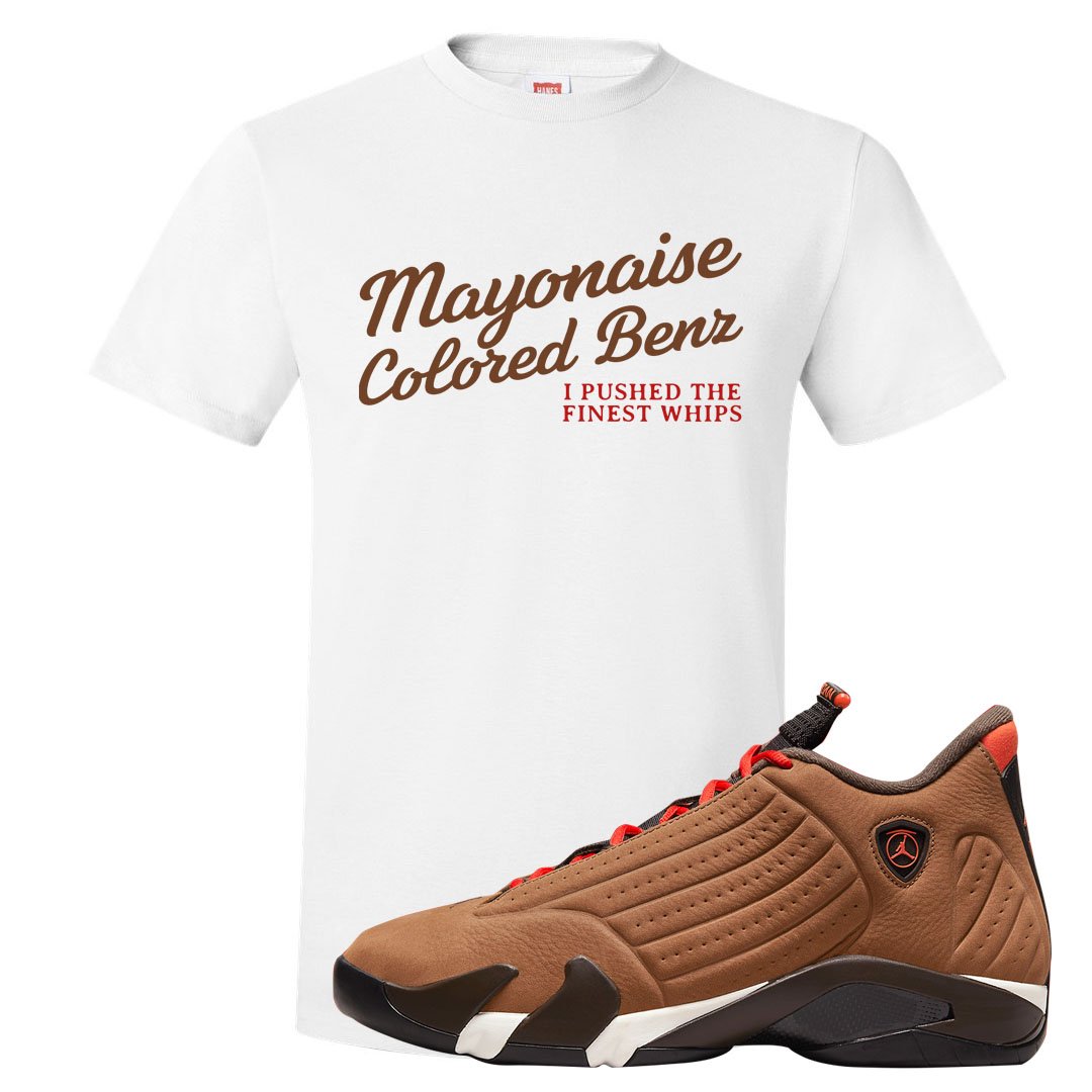 Winterized 14s T Shirt | Mayonaise Colored Benz, White