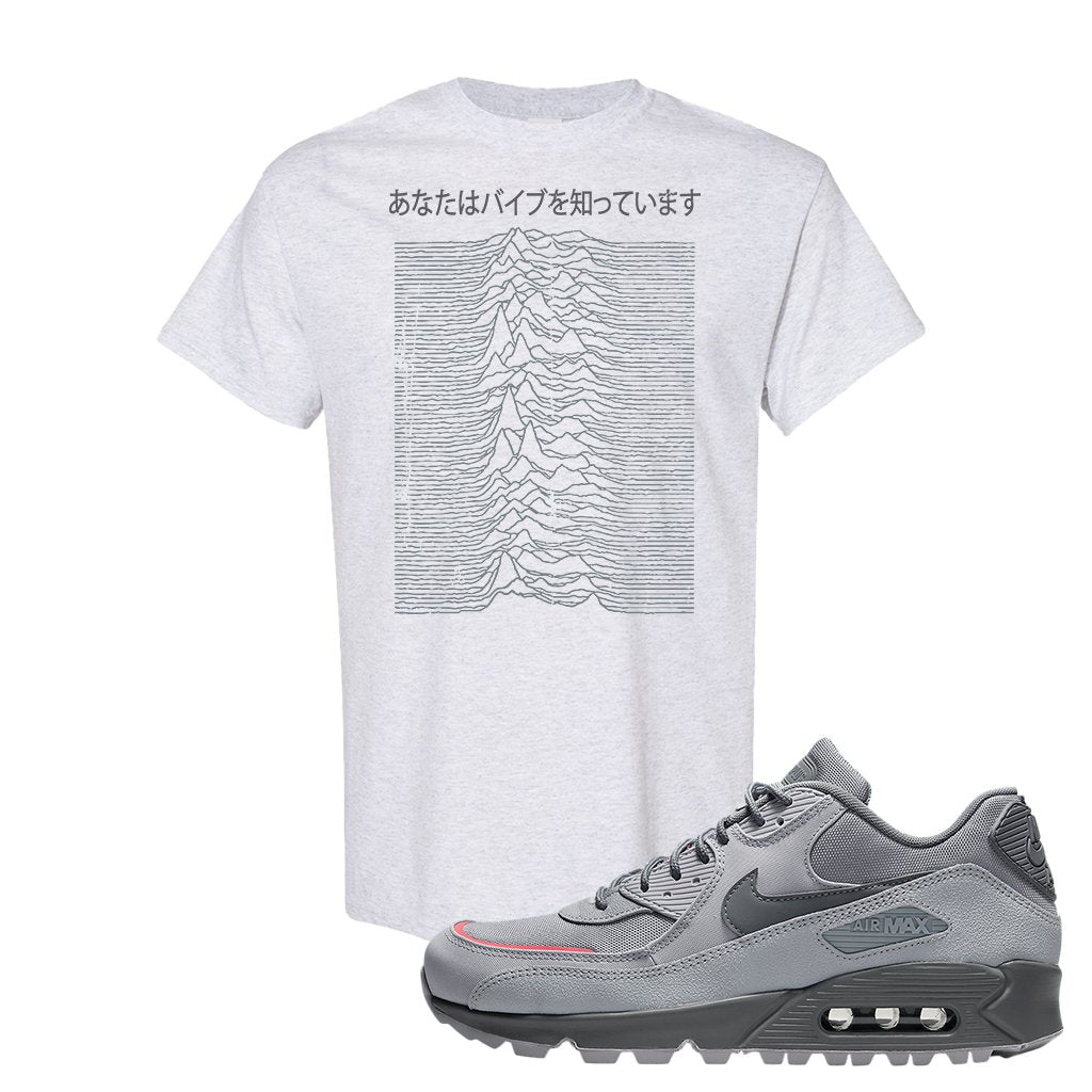 Wolf Grey Surplus 90s T Shirt | Vibes Japan, Ash