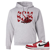 Chicago Golf Low 1s Hoodie | Certified Sneakerhead, Ash