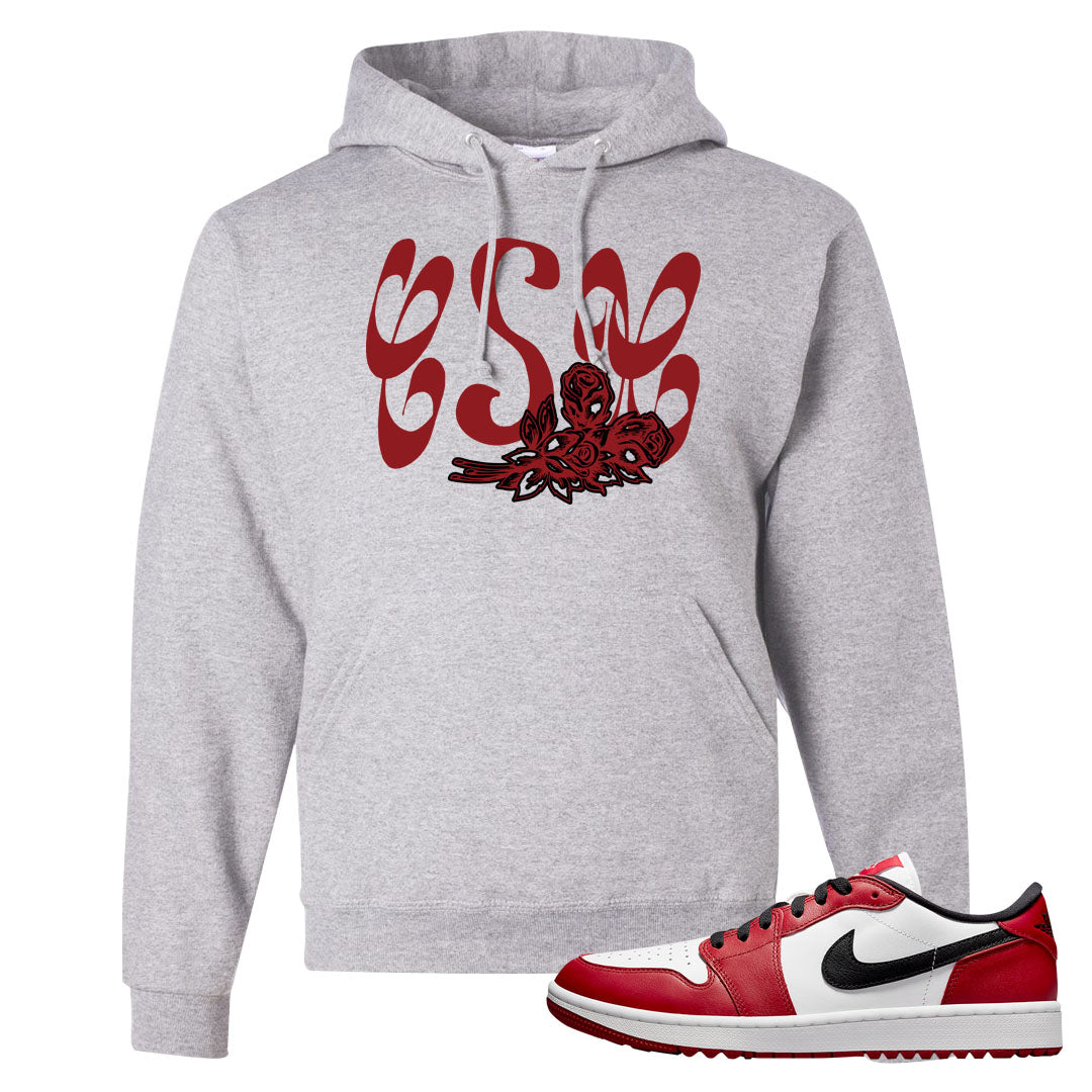 Chicago Golf Low 1s Hoodie | Certified Sneakerhead, Ash