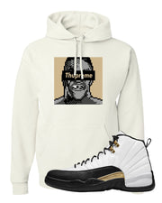 Royalty 12s Hoodie | Thupreme, White