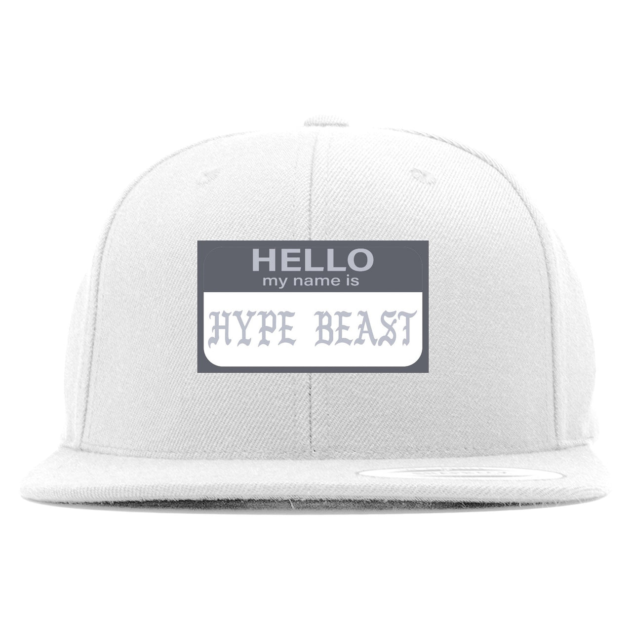 Analog 700s Snapback | Hello My Name Is Hype Beast Pablo, White