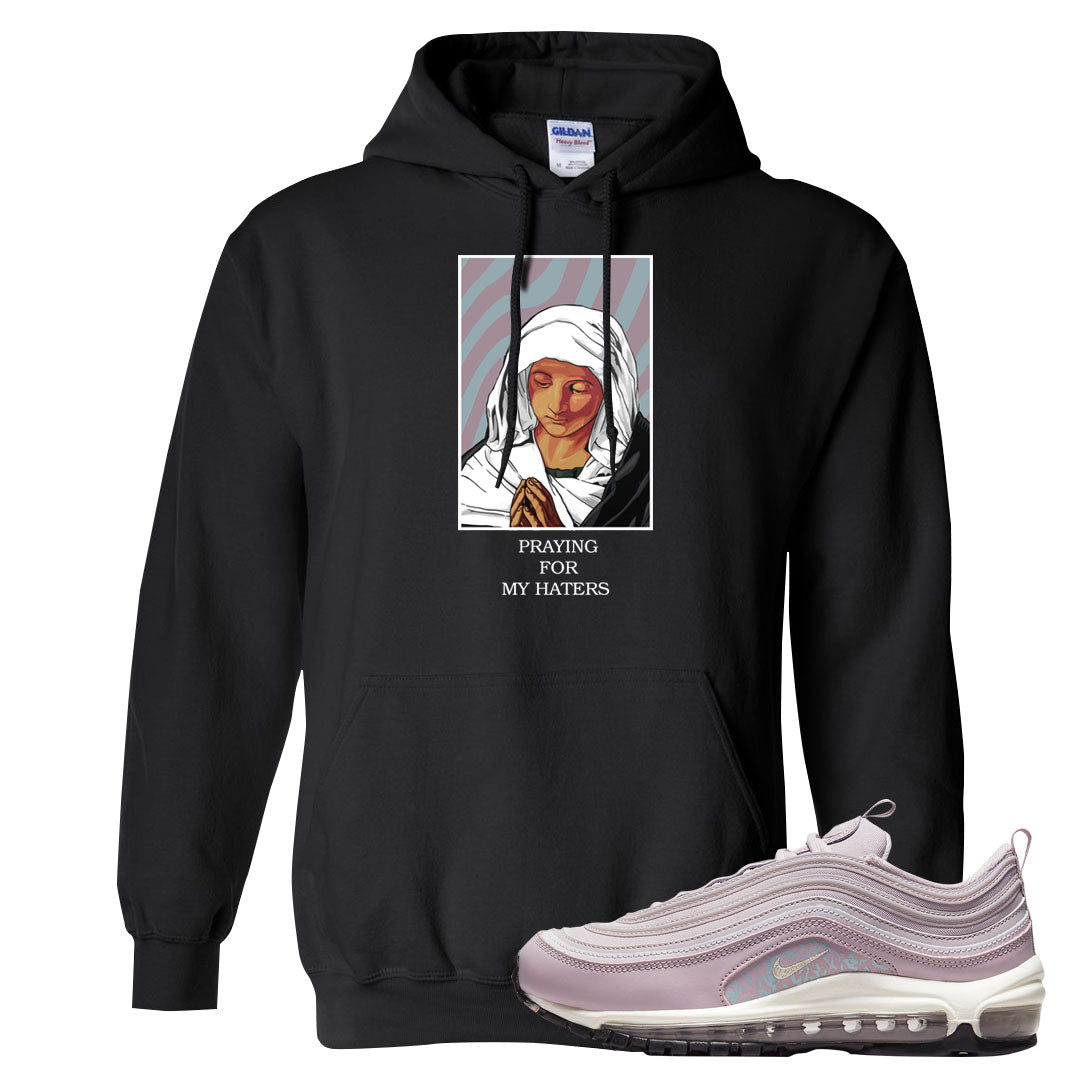 Plum Fog 97s Hoodie | God Told Me, Black