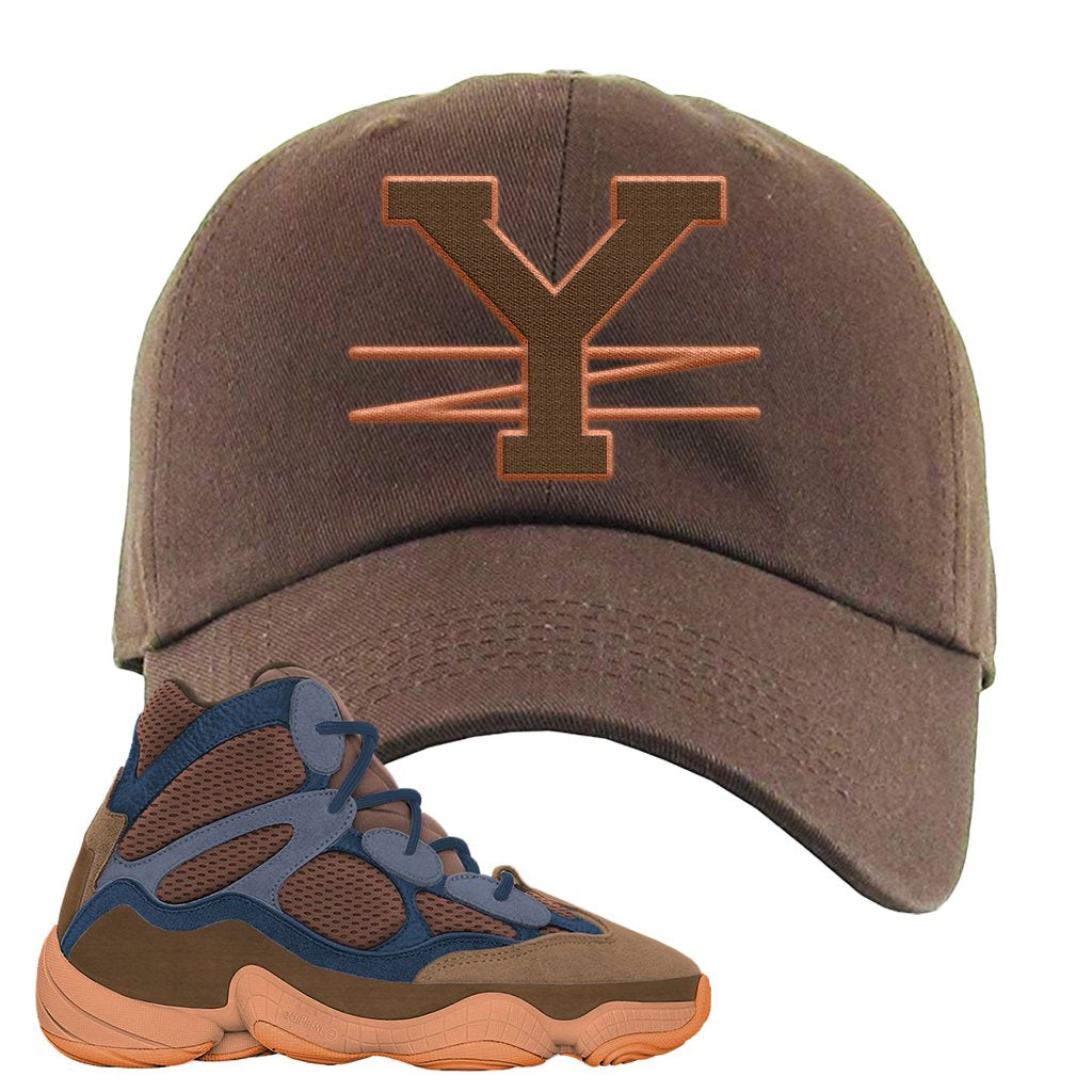 Yeezy 500 High Tactile Dad Hat | YZ, Brown