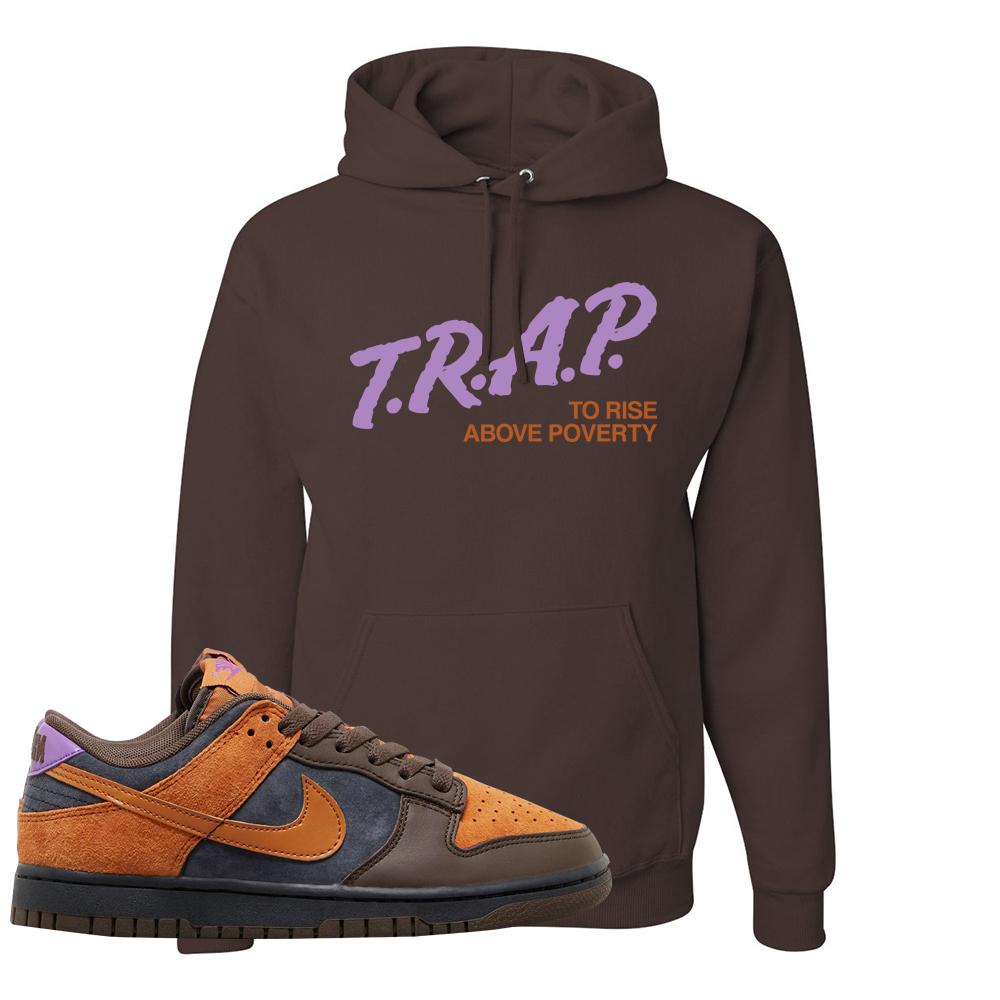SB Dunk Low Cider Hoodie | Trap To Rise Above Poverty, Chocolate