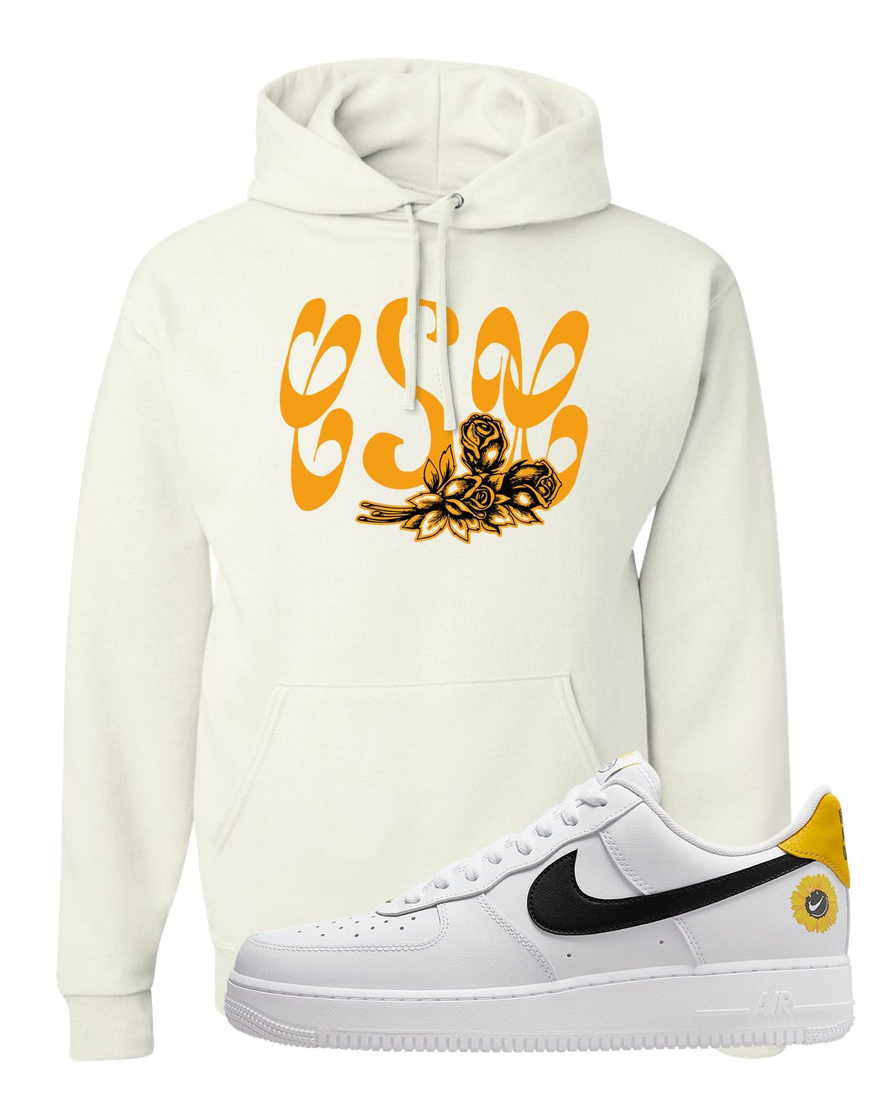 Have A Nice Day AF1s Hoodie | Certified Sneakerhead, White