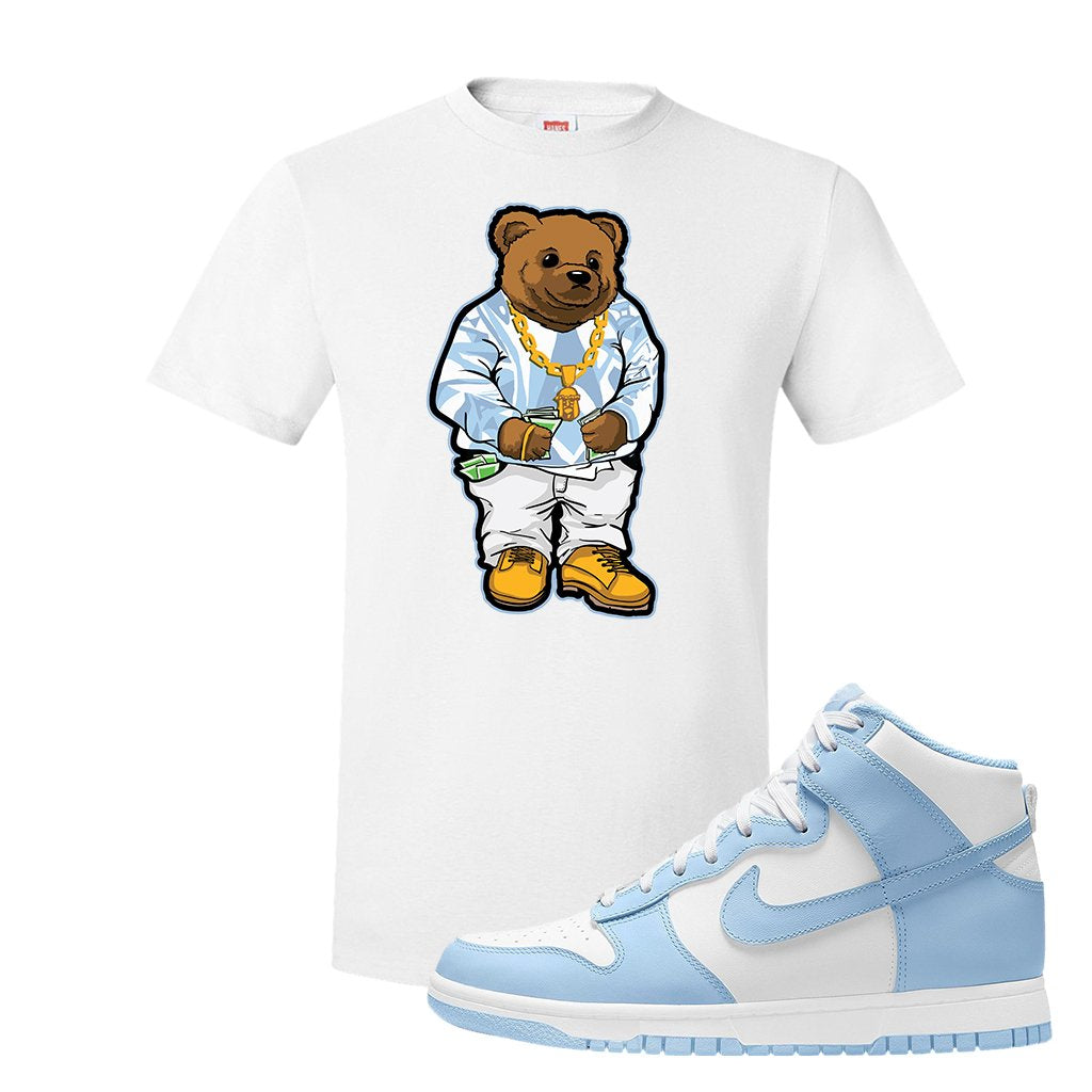 Aluminum High Dunks T Shirt | Sweater Bear, White